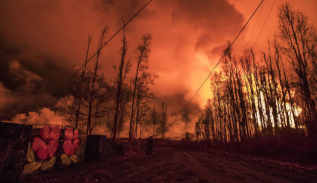 eruzione vulcano kilauea hawaii