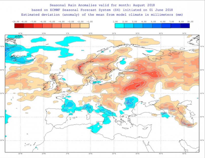 previsioni meteo estate europa