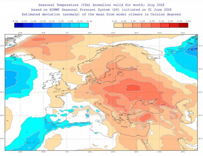 previsioni meteo estate europa