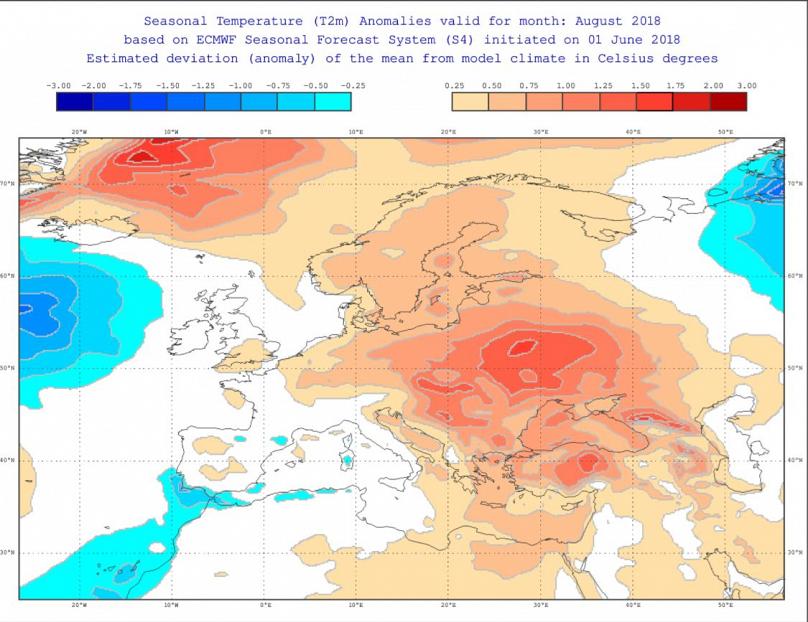 previsioni meteo estate europa