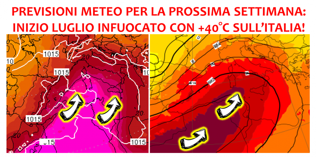 previsioni meteo luglio 2018