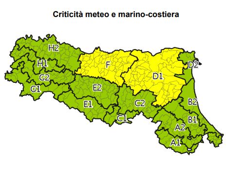 Allerta Meteo Emilia Romagna