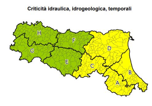 Allerta Meteo Emilia Romagna