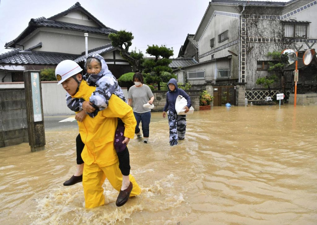 Alluvione Giappone