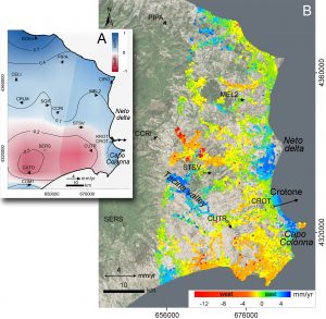 Mappa movimenti suolo