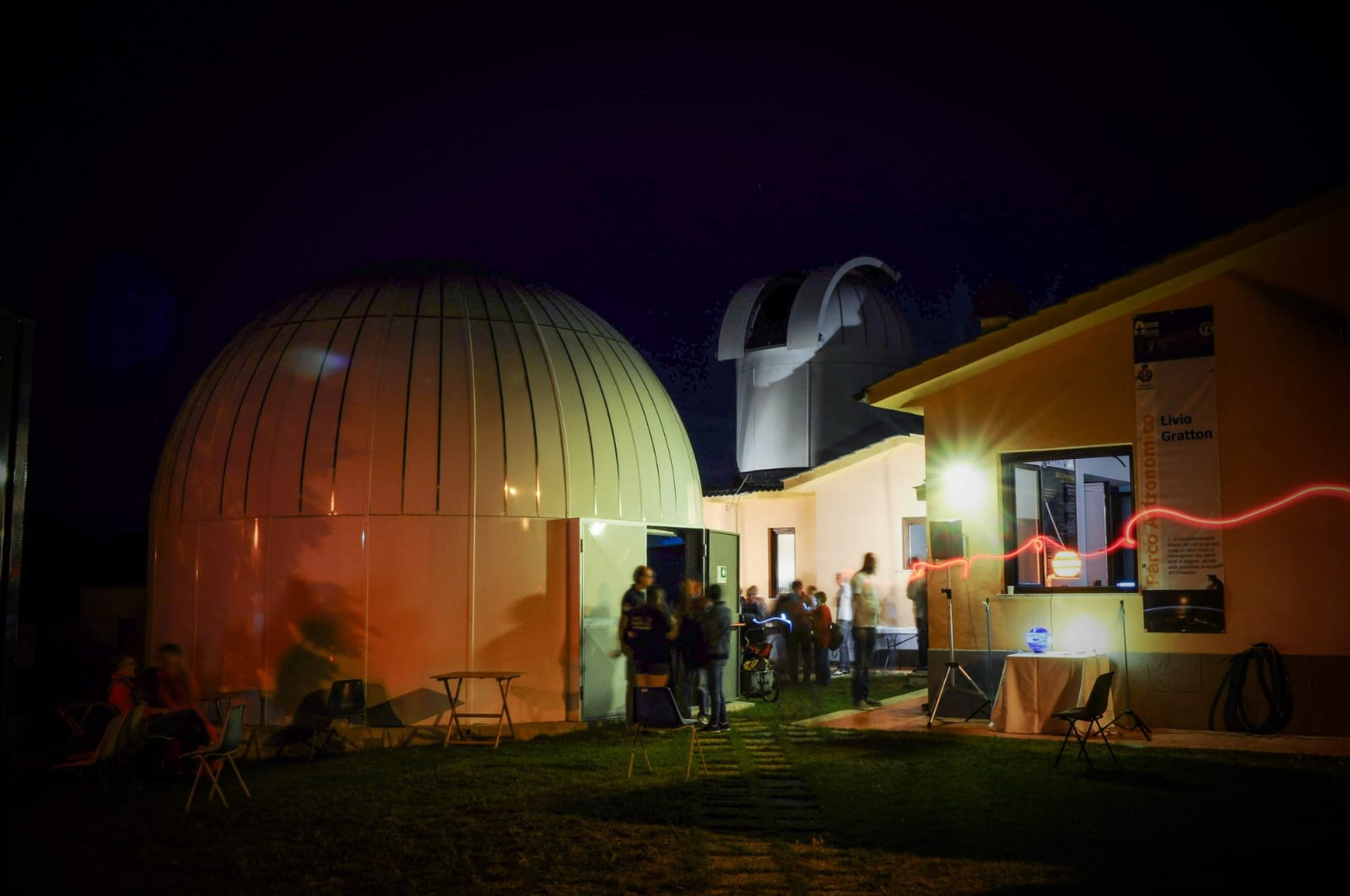 Parco astronomico giardino posteriore