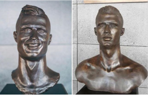 cristiano ronaldo statua