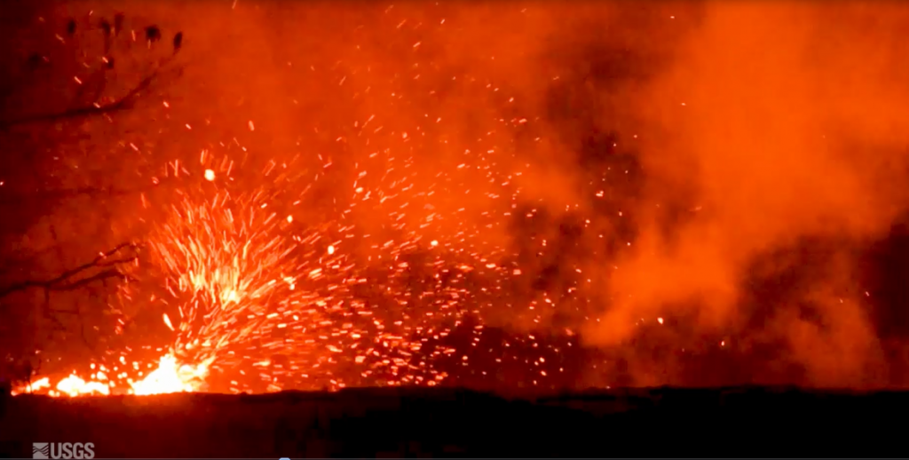 eruzione vulcano kilauea hawaii