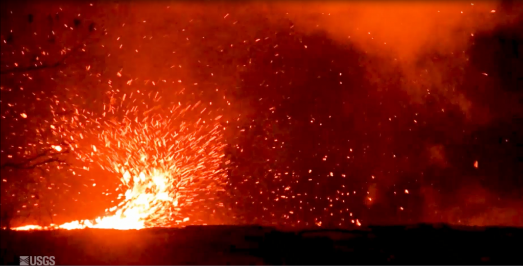 eruzione vulcano kilauea hawaii