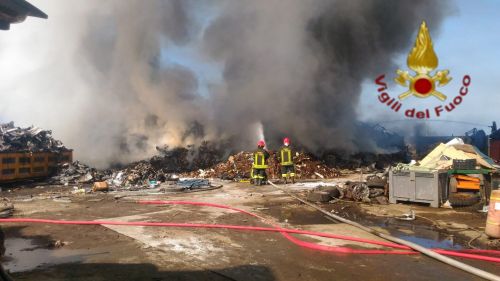 incendio Civitavecchia