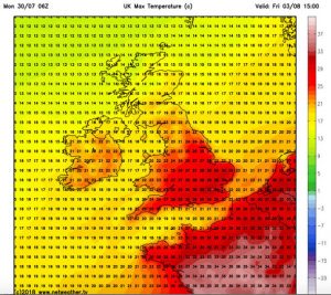 previsioni meteo agosto regno unito