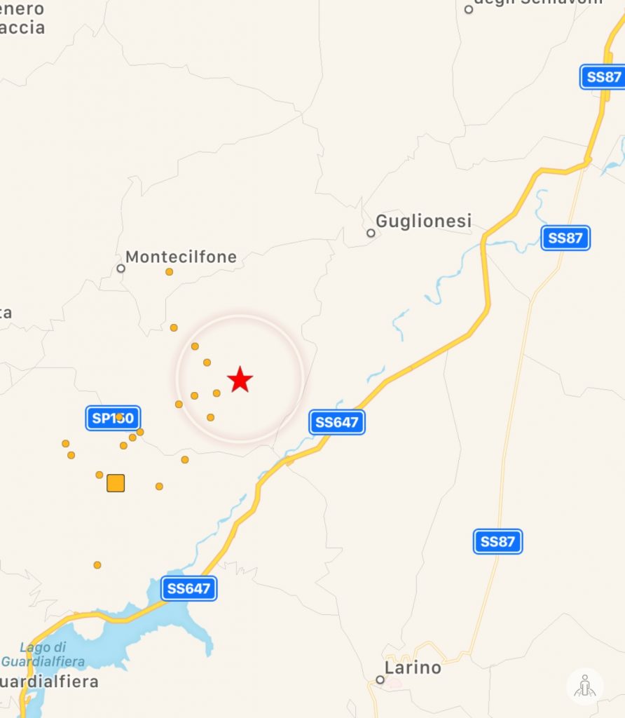 terremoto molise oggi