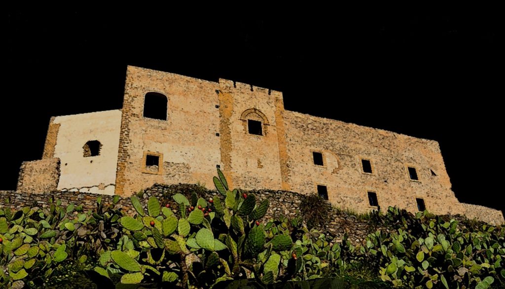 Misilmeri Castello dell'Emiro di notte