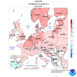 Clima, NOAA: l’estate 2018 è stata la più calda mai registrata in Europa, battuto il record del 2003 [DATI e MAPPE]