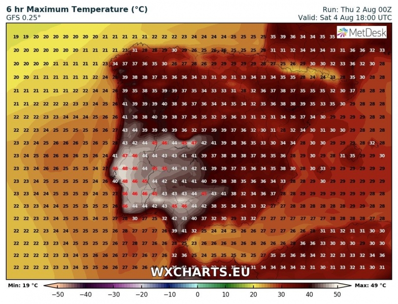 caldo europa agosto