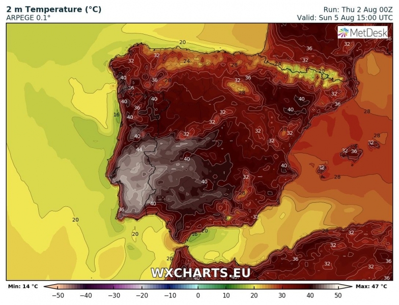 caldo europa agosto