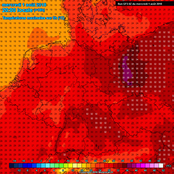 caldo europa temperature