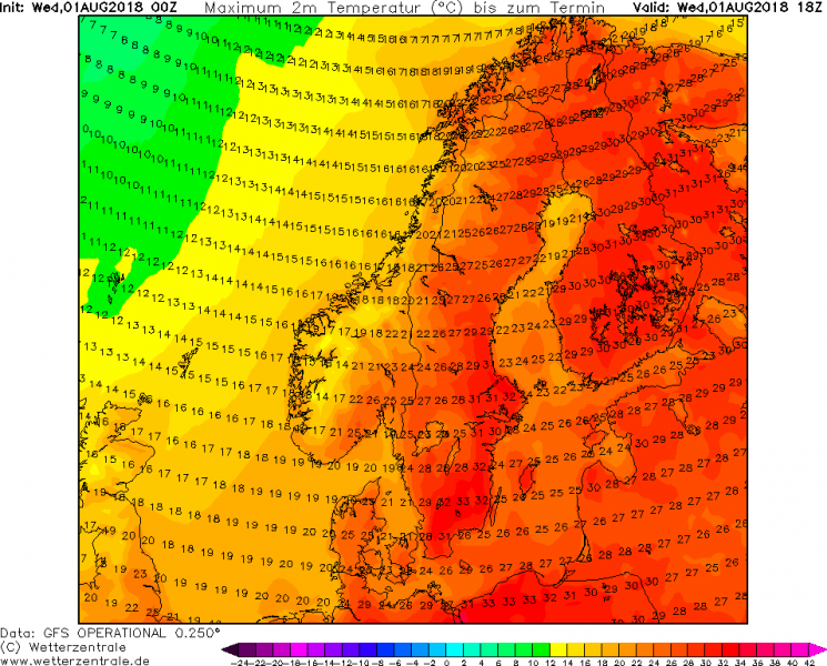 caldo europa temperature