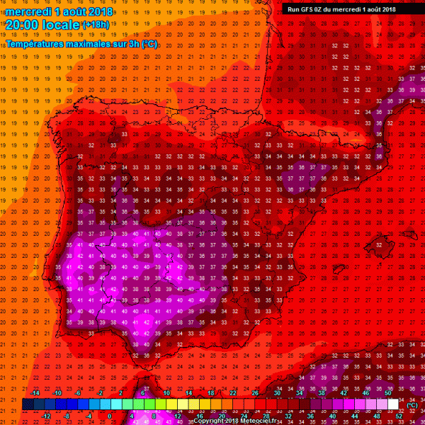 caldo europa temperature