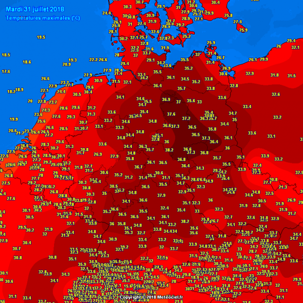 caldo europa temperature