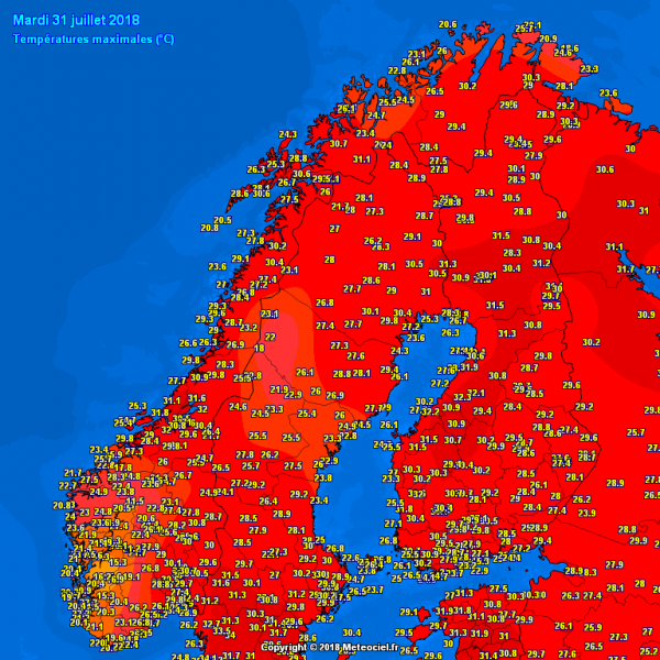 caldo europa temperature