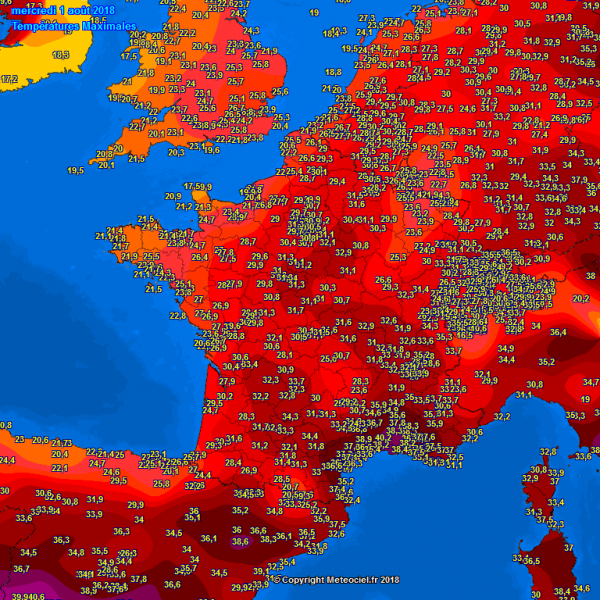 caldo temperature europa