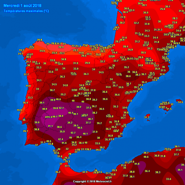 caldo temperature europa