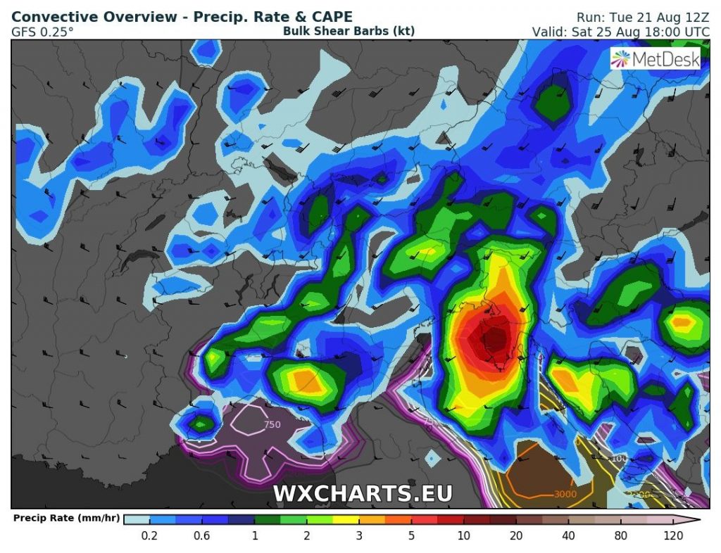 maltempo nord italia 24-26 agosto