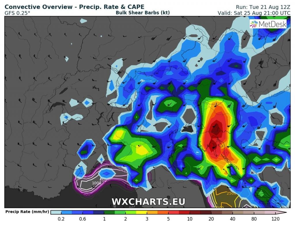 maltempo nord italia 24-26 agosto