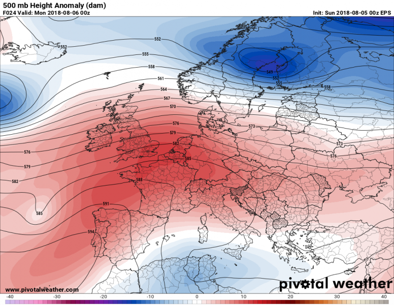 previsioni meteo europa 6-12 agosto 2018