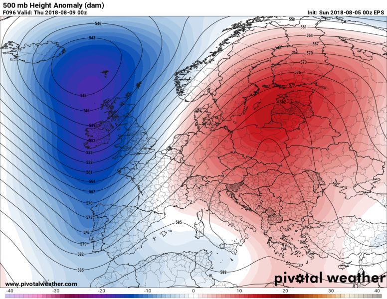 previsioni meteo europa 6-12 agosto 2018