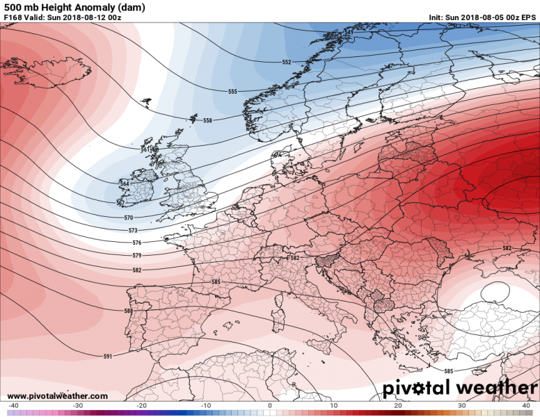 previsioni meteo europa 6-12 agosto 2018