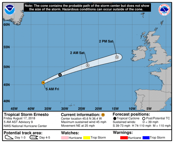 tempesta ernesto gran bretagna irlanda