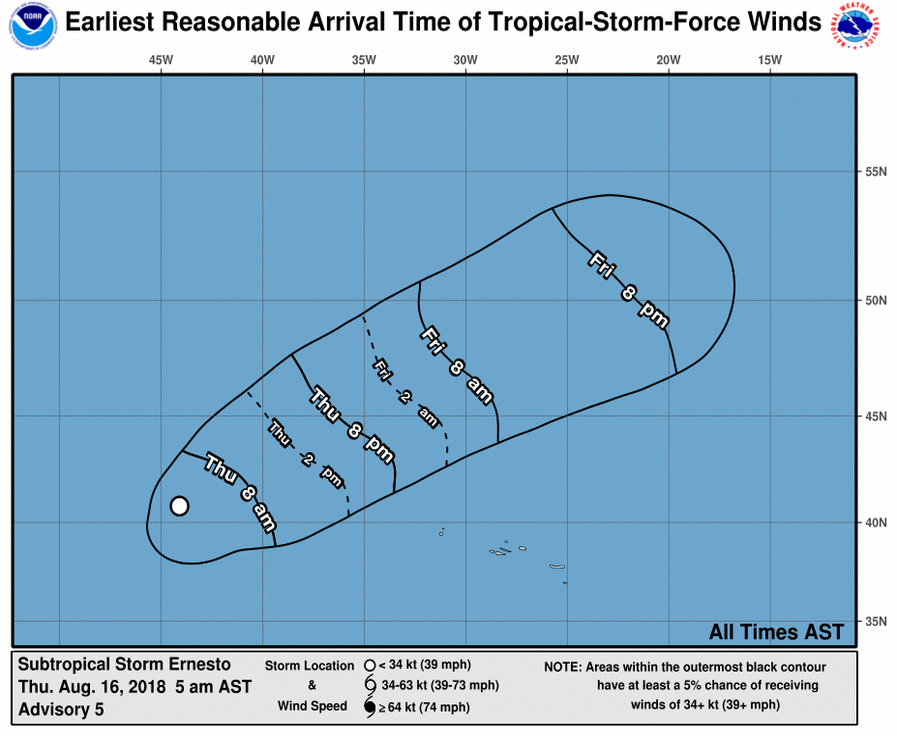 Tempesta subtropicale Ernesto