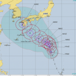 Giappone: la tempesta tropicale Soulik potrebbe diventare un potente tifone, minaccia per vita e proprietà [MAPPE]