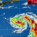 Giappone: la tempesta tropicale Soulik potrebbe diventare un potente tifone, minaccia per vita e proprietà [MAPPE]