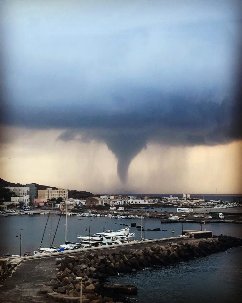 tornado pantelleria 4 agosto 2018