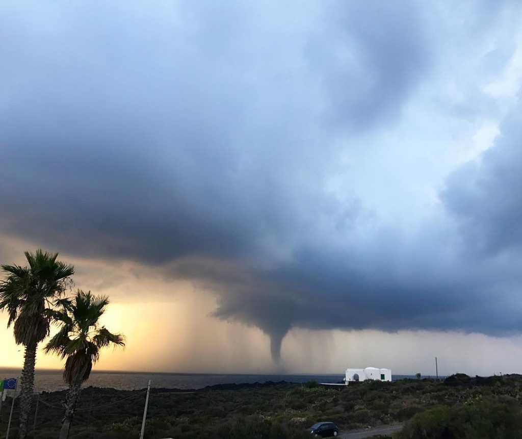 tornado pantelleria 4 agosto 2018