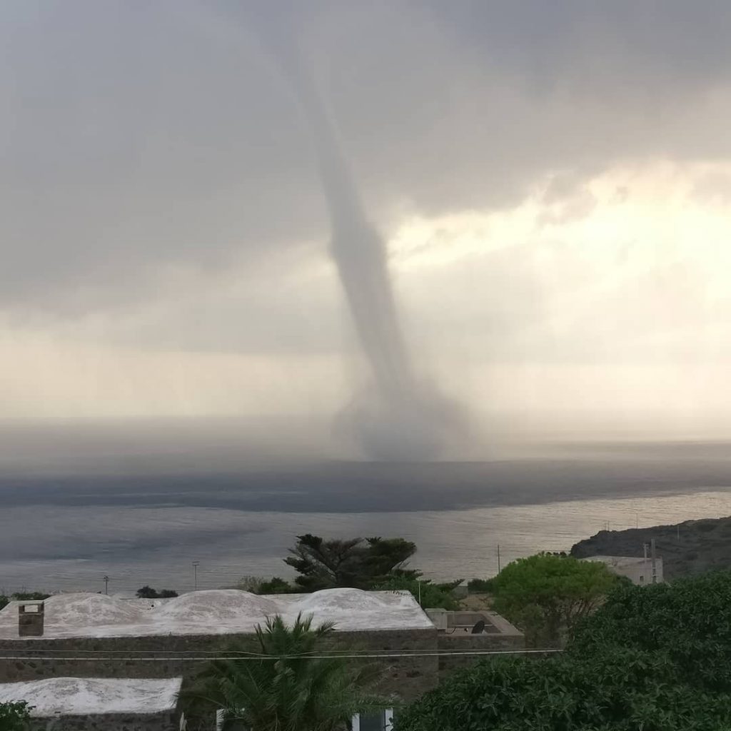 tornado pantelleria 4 agosto 2018