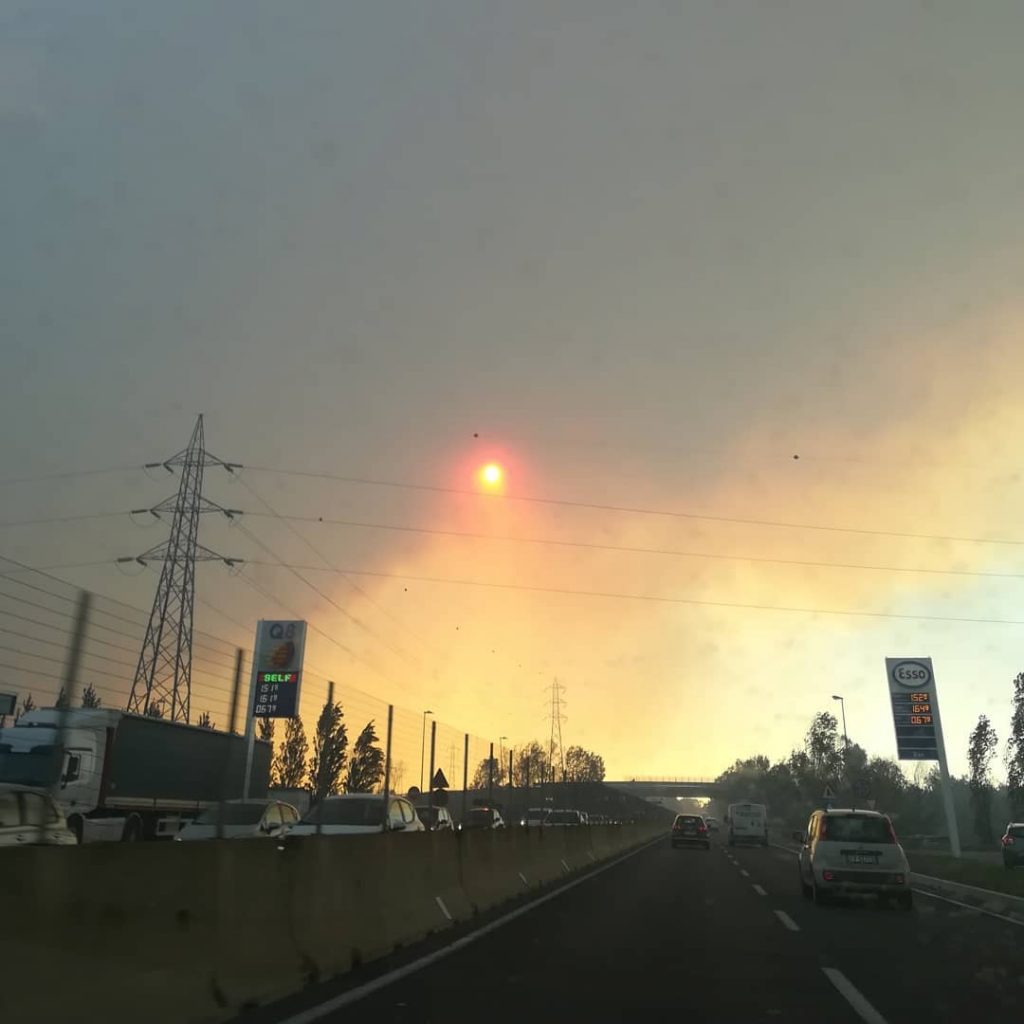 incendio monte serra