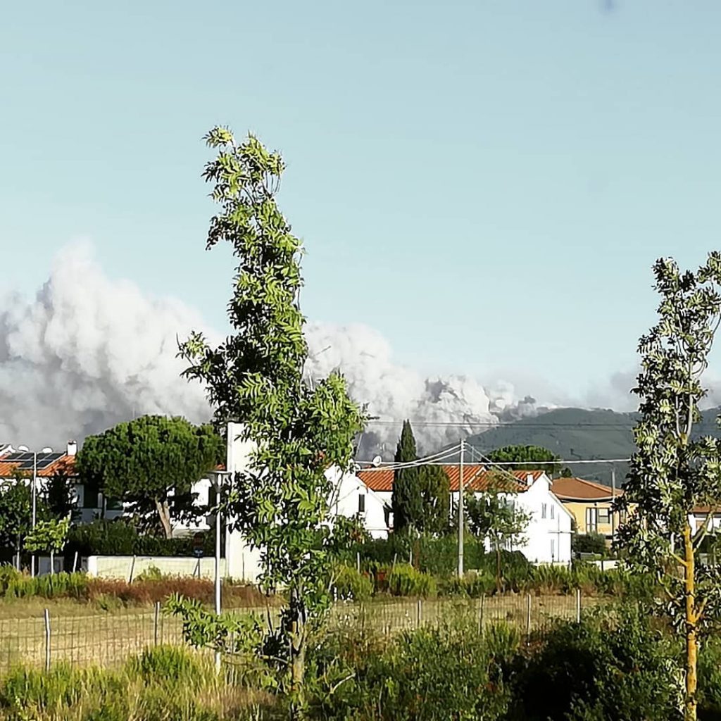 incendio monte serra