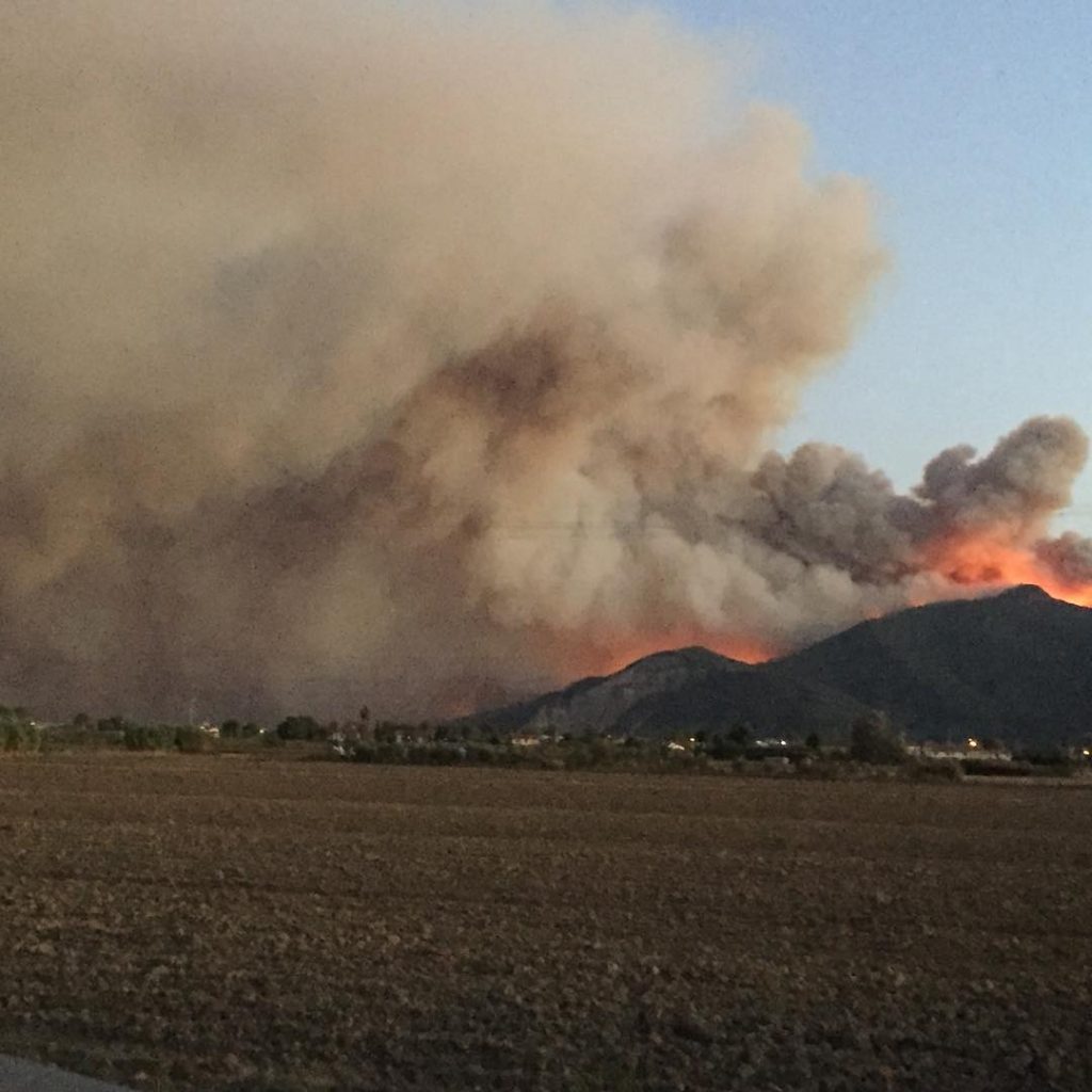 incendio monte serra