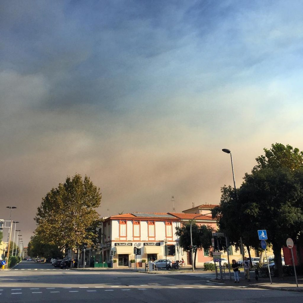 incendio monte serra