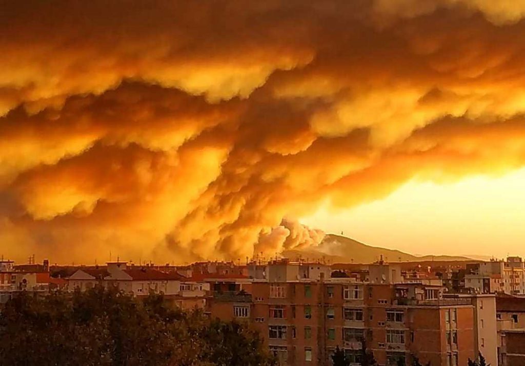 incendio monte serra