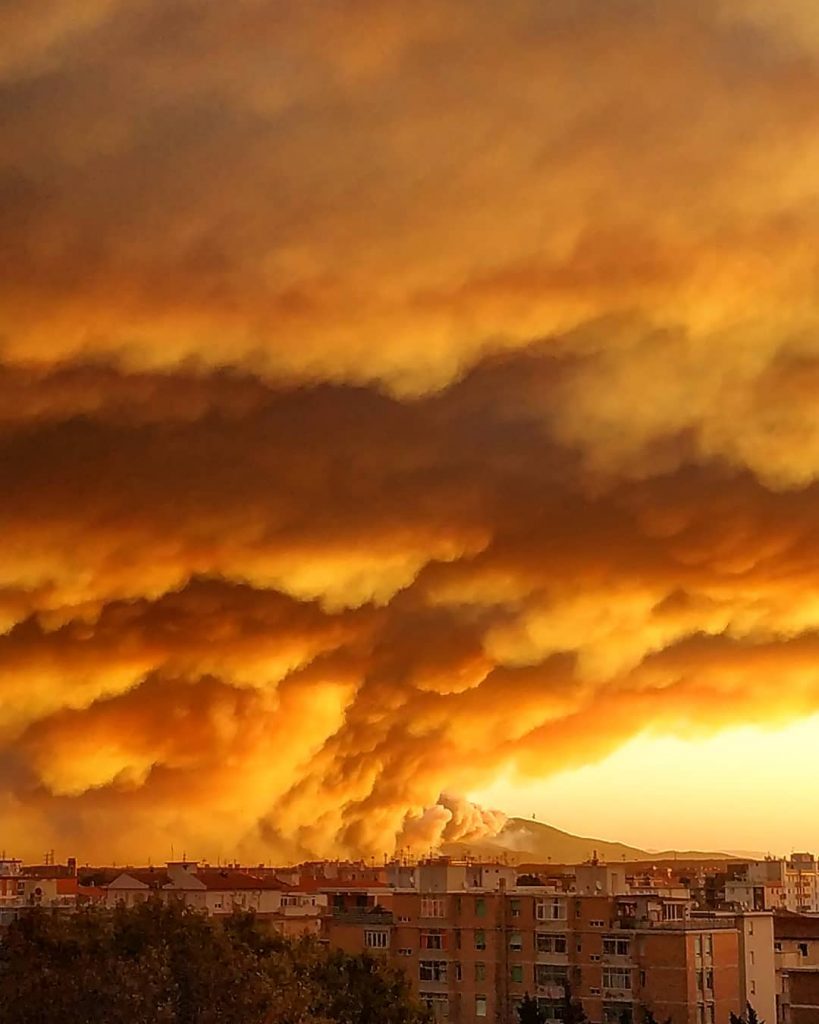 incendio monte serra