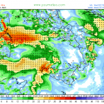 Previsioni Meteo, gli ultimi aggiornamenti sul “Medicane” in sviluppo sul Tirreno: possibili venti di 80-100 km/h e 200-300mm di pioggia in 48 ore [MAPPE]