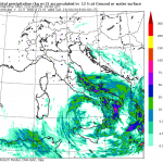 Allerta Meteo, la goccia fredda innesca un ciclone nel basso Tirreno: forte maltempo fino all’alba di Mercoledì al Sud, poi torna il caldo