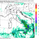 Allerta Meteo, la goccia fredda innesca un ciclone nel basso Tirreno: forte maltempo fino all’alba di Mercoledì al Sud, poi torna il caldo