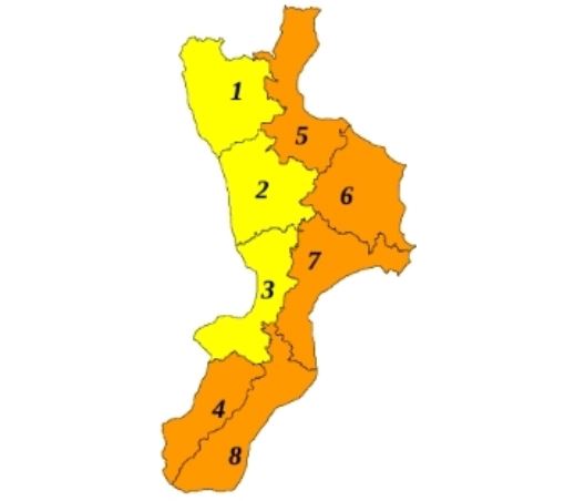 allerta meteo calabria