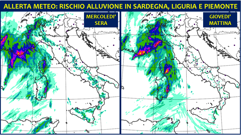 allerta meteo italia 10 11 ottobre 2018